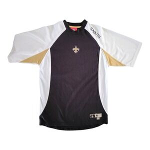Vintage Y2K‎ New Orleans Saints Fleur De Lis Jersey Shirt Medium NFL Brand Men's